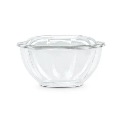 The BOTTLEBOX ® Salad Bowl & Lid Combo With Dome Lid 16 OZ RPET Clear 500/Case