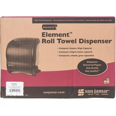 San Jamar Classic Element Paper Towel Dispenser Lever Black 1/Each