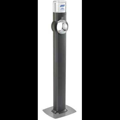 Purell® Dispenser Floor Stand 39X12.75X11.25 IN Graphite Lightweight Multi-Directional Low Profile For ES8 1/Each