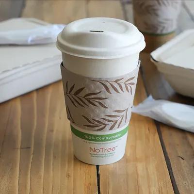 Cup Sleeve 4.9X2.5 IN PCF Kraft For 10-24 OZ 1000/Case