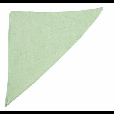 Cleaning Cloth 16X16 IN Light Duty Microfiber Green 24 Count/Pack 24 Packs/Case 576 Count/Case