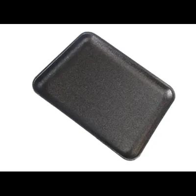 4S/34 Meat Tray 9.25X7.25X0.5 IN Polystyrene Foam Black Rectangle 500/Case