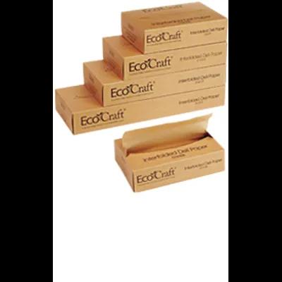 Bagcraft® EcoCraft® Multi-Purpose Sheet 15X10.75 IN Dry Wax Paper Natural With Dispenser Box Interfold 6000/Case