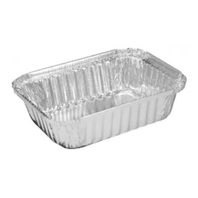 Take-Out Container Base 7.063X5.125X2 IN Aluminum Silver Oblong 500/Case