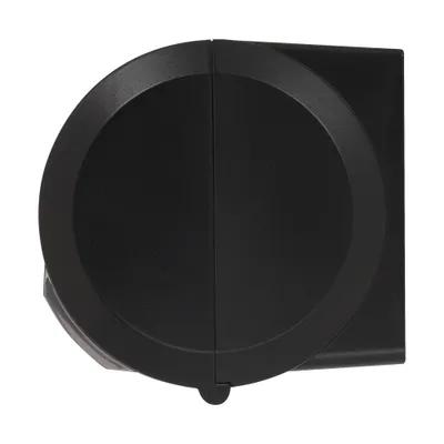 Compact® Toilet Paper Dispenser 6.75X10.12 IN Wall Mount Black 2-Roll Coreless Side-by-Side High Capacity 1/Each