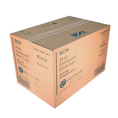 Greenware® Cold Cup 24 OZ PLA Clear 600/Case