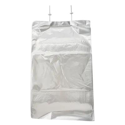 Bag 8X4X24 IN LDPE 1.5MIL Clear With Open Ended Closure Gusset 1000/Case