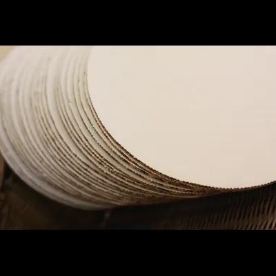 Cake Circle 8 IN Corrugated Paperboard White Round Grease Resistant Single Wall 100/Case