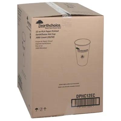 EarthChoice® Hot Cup 12 OZ Paperboard PLA Teal 1000/Case