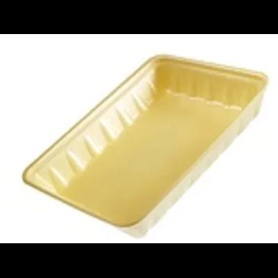 812P Meat Tray 9.8X13X2.4 IN Polystyrene Foam Yellow Rectangle 100/Bundle