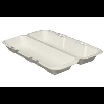 Regal Hoagie & Sub Take-Out Container Hinged Large (LG) 13.19X4.38X3.13 IN Polystyrene Foam White 200/Case