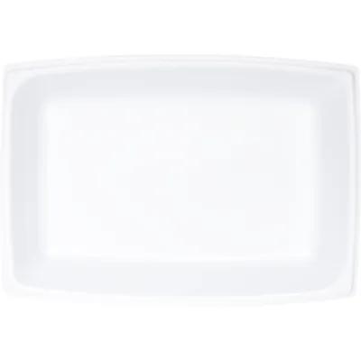Take-Out Container Base 7.75X5.25X1.25 IN Plastic White Rectangle 1000/Case