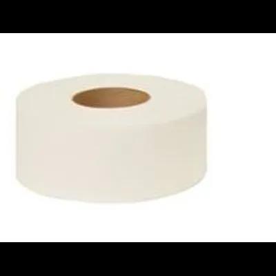 Toilet Paper & Tissue Roll 1000 FT 2PLY White Jumbo (JRT) 9IN Roll 12 Rolls/Case