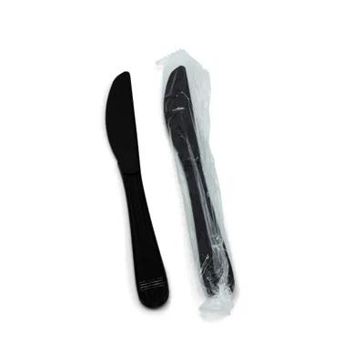 Victoria Bay Knife PP Black Individually Wrapped 1000/Case