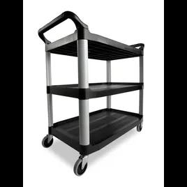 Xtra Utility Cart 40.6X20X38 IN 300 LB Black Gray Resin Open Sides 1/Each