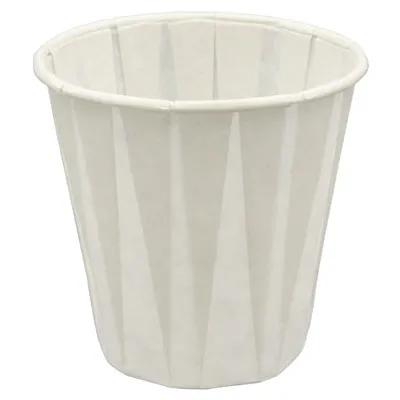 Harvest® Cup Pleated Water 3.5 OZ Paper White 2500/Case