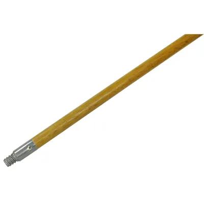 Mop Handle Wood Threaded Metal Tip Lacquered 1/Each