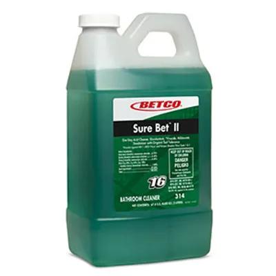 Sure Bet Citrus Scent Restroom Cleaner One-Step Disinfectant 2 L Multi Surface RTU For Fast Draw® Virucidal 1/Case