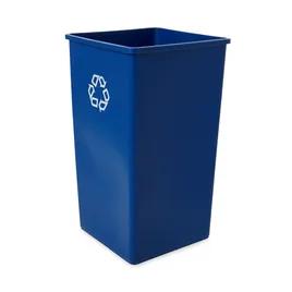 Recycling Bin 50 GAL Blue Square Resin 1/Each