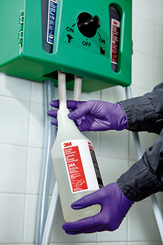 3M flow control system in use